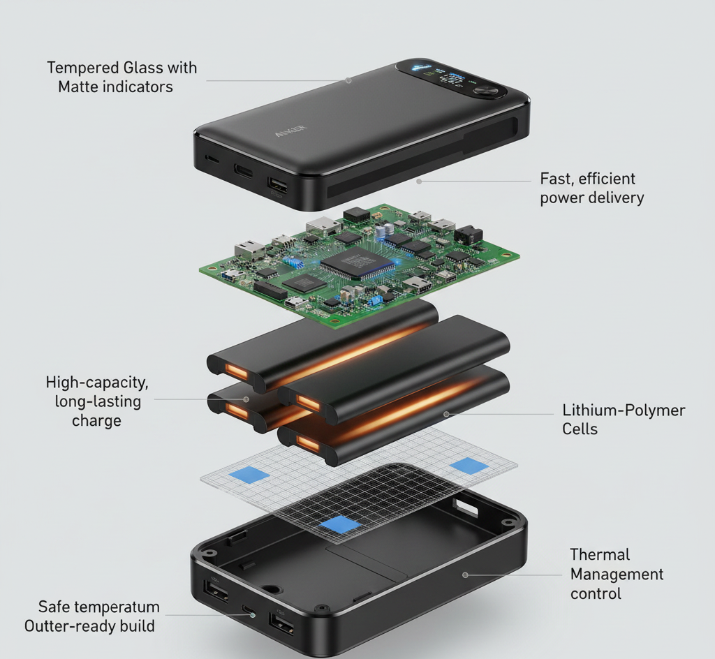 Anker A1383 87W Power Bank - 20000mAh