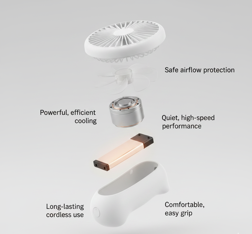 Momax Ultra Freeze Portable Icy Cooling Fan (IF15)