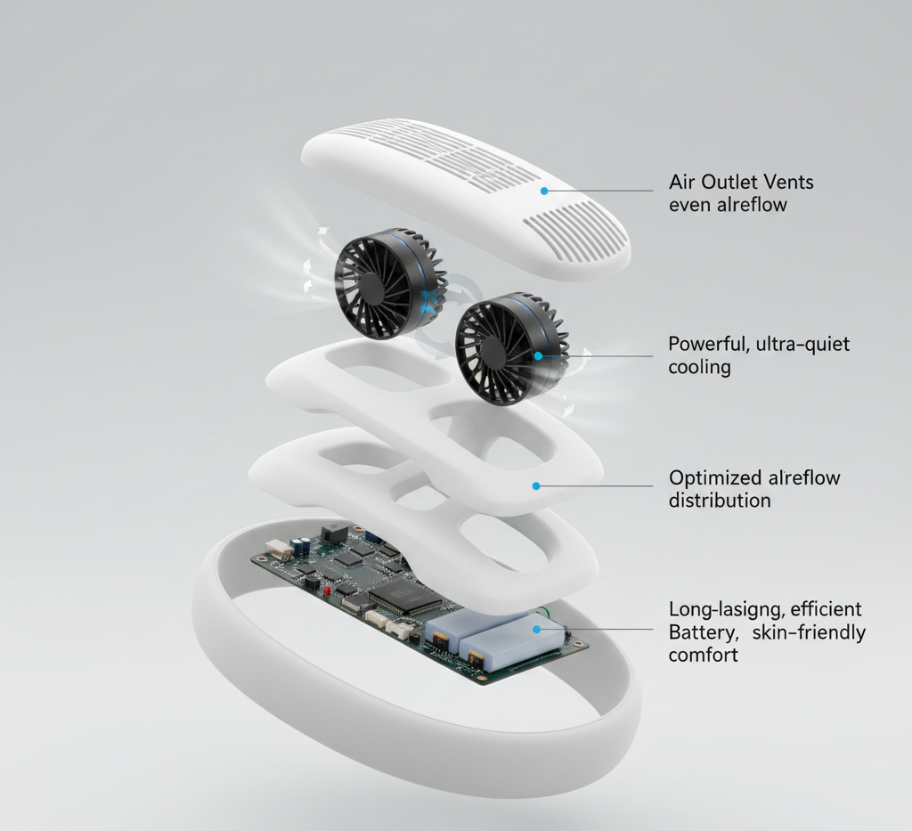 ORICO GXZ-F1013 Portable Neck Fan