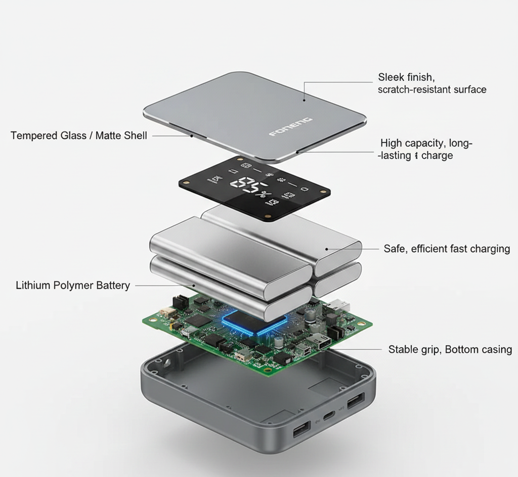 Foneng PX115 10000mAh 22.5W  Power Bank