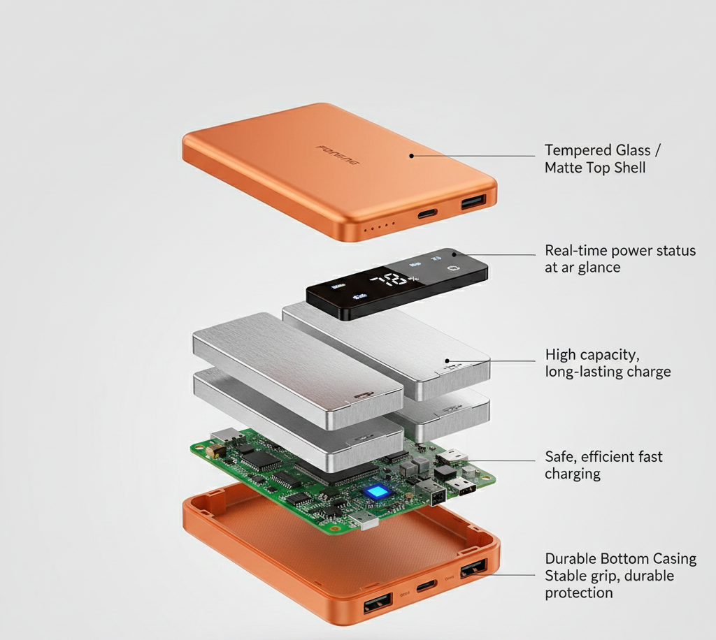 Foneng PX156 10000mAh Wireless Power Bank
