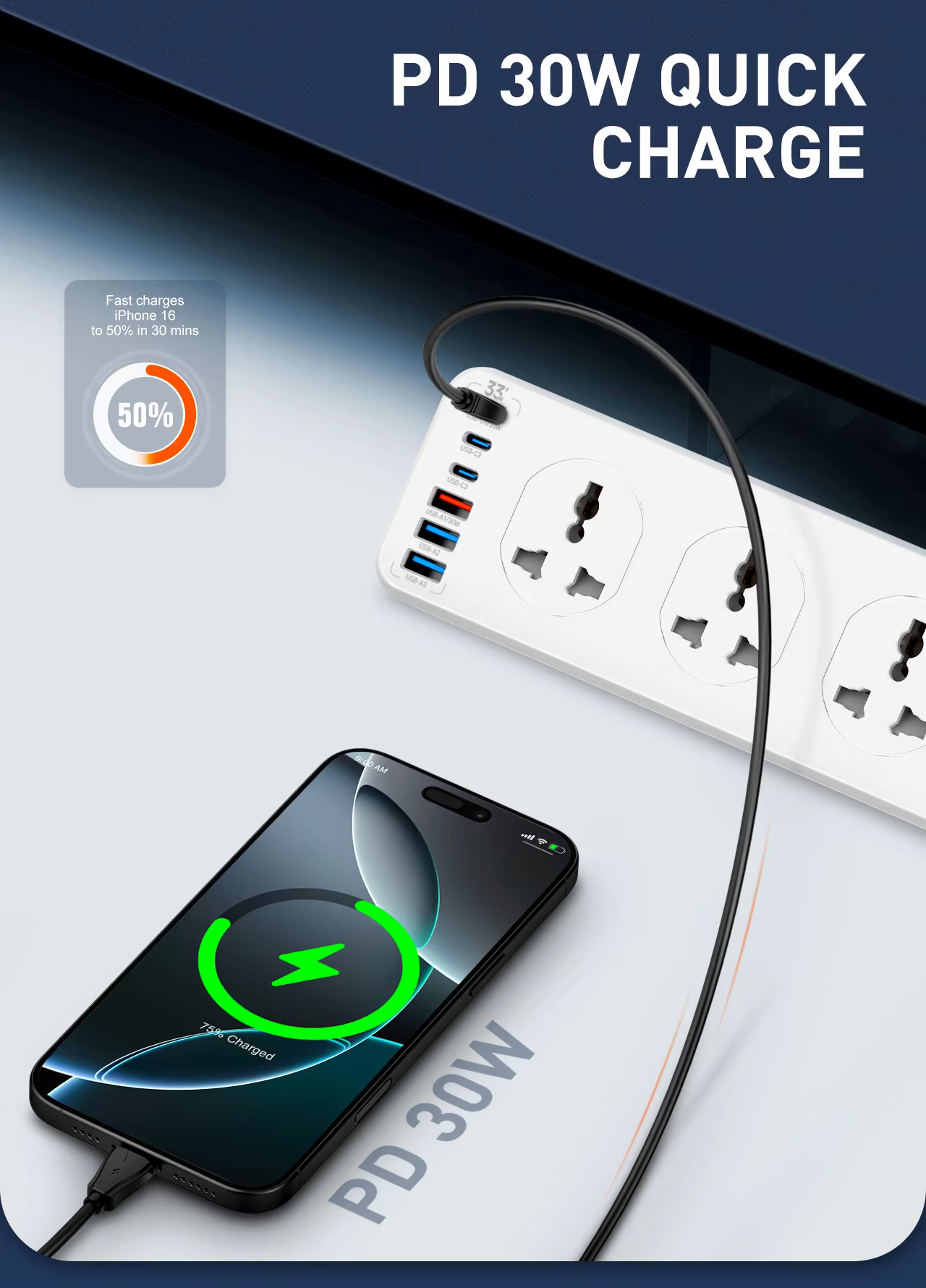 LDNIO SC10610C Power Socket