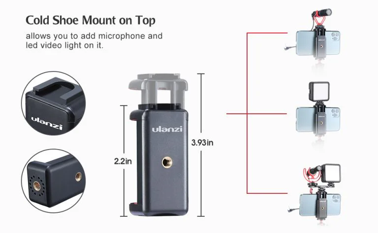 Ulanzi ST-07 Phone Clip Mount