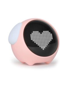 Emoji Pixel Alarm Clock Voice Control Led Light Multifunction Digital Clock