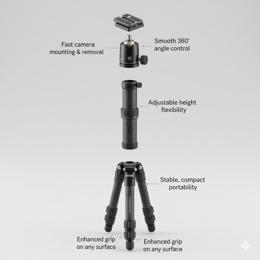 Ulanzi JJ02 Extendable Grip Phone Tripod