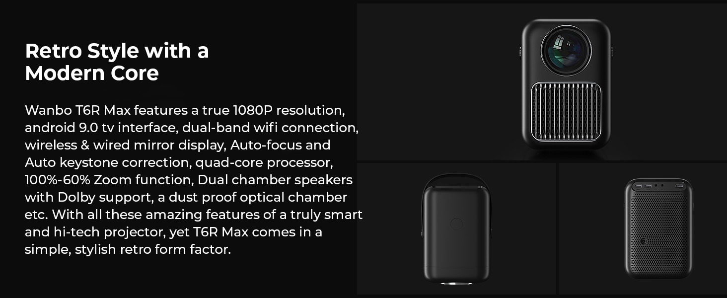 Xiaomi Wanbo T6R Max 650 ANSI Projector