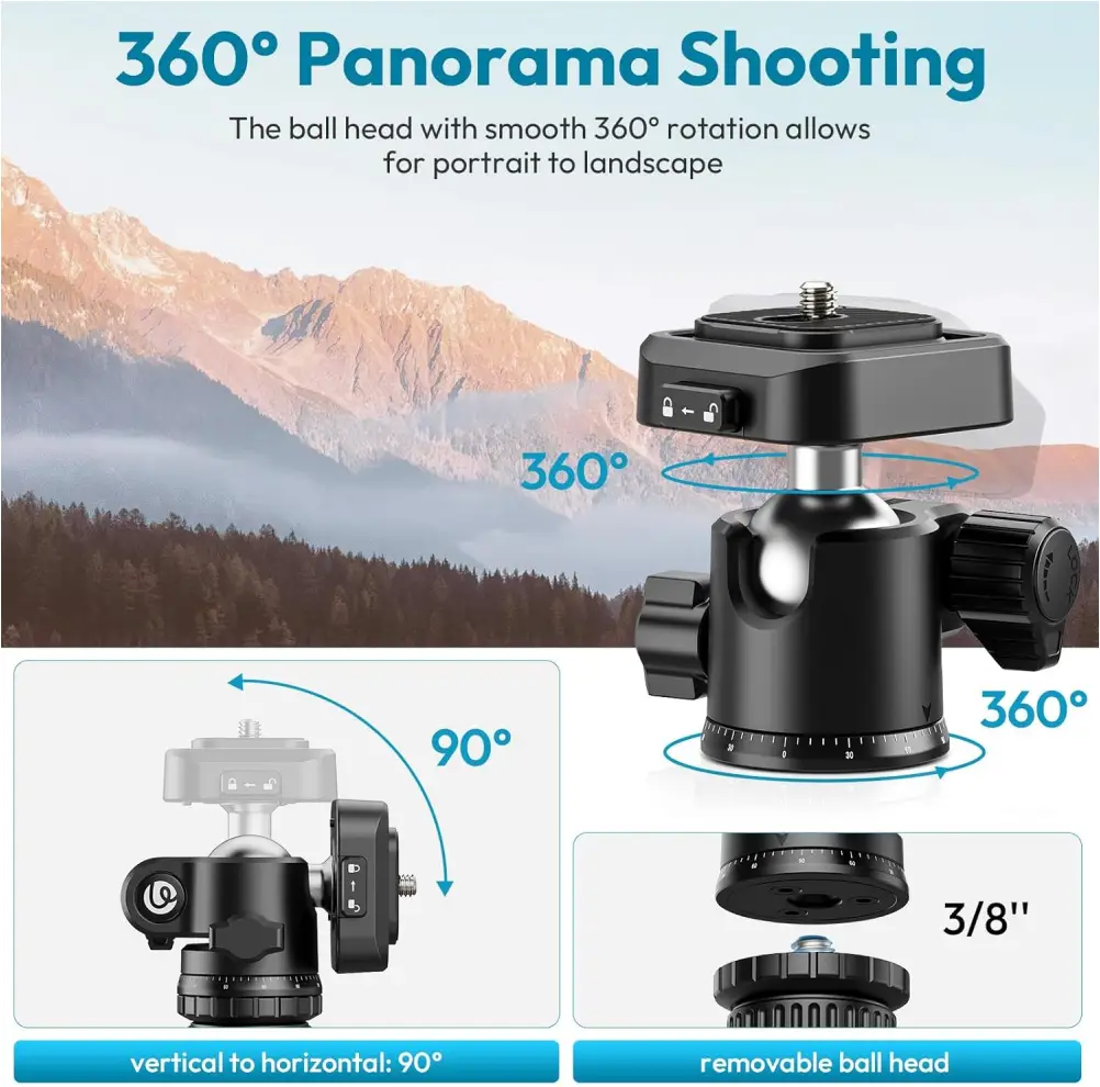 Ulanzi TT-53 1.8M Travel Tripod 