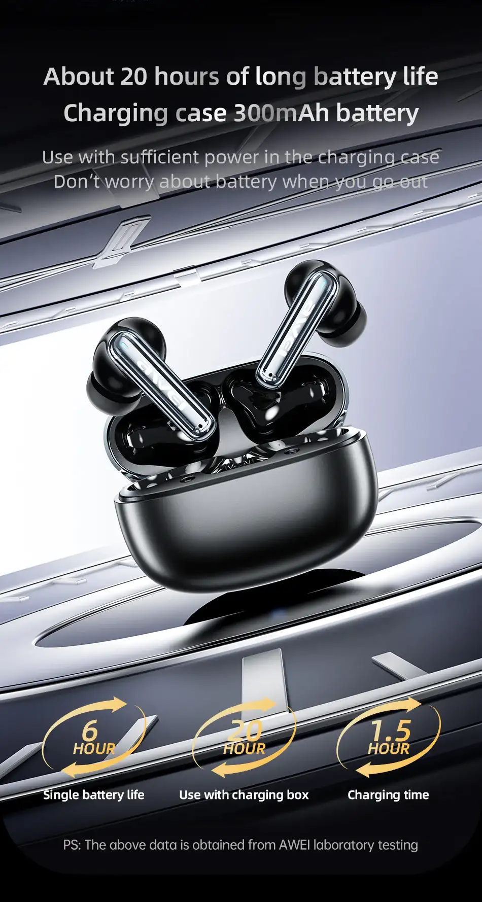 Awei T92 ANC Pro TWS Earbuds