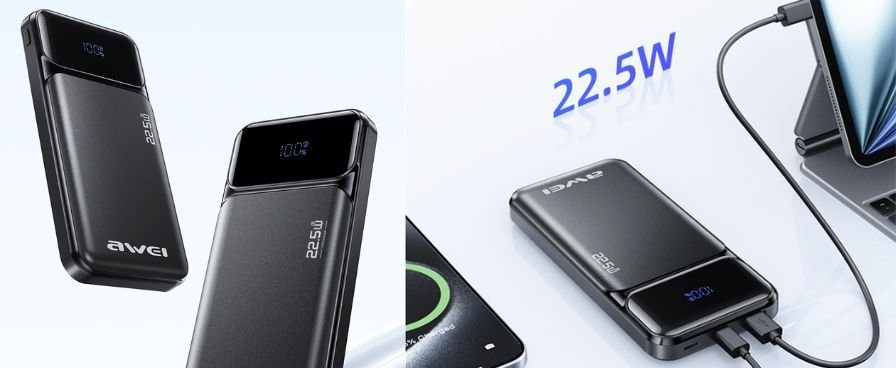Awei PA90 10000mAh 22.5W Fast Charging Power Bank