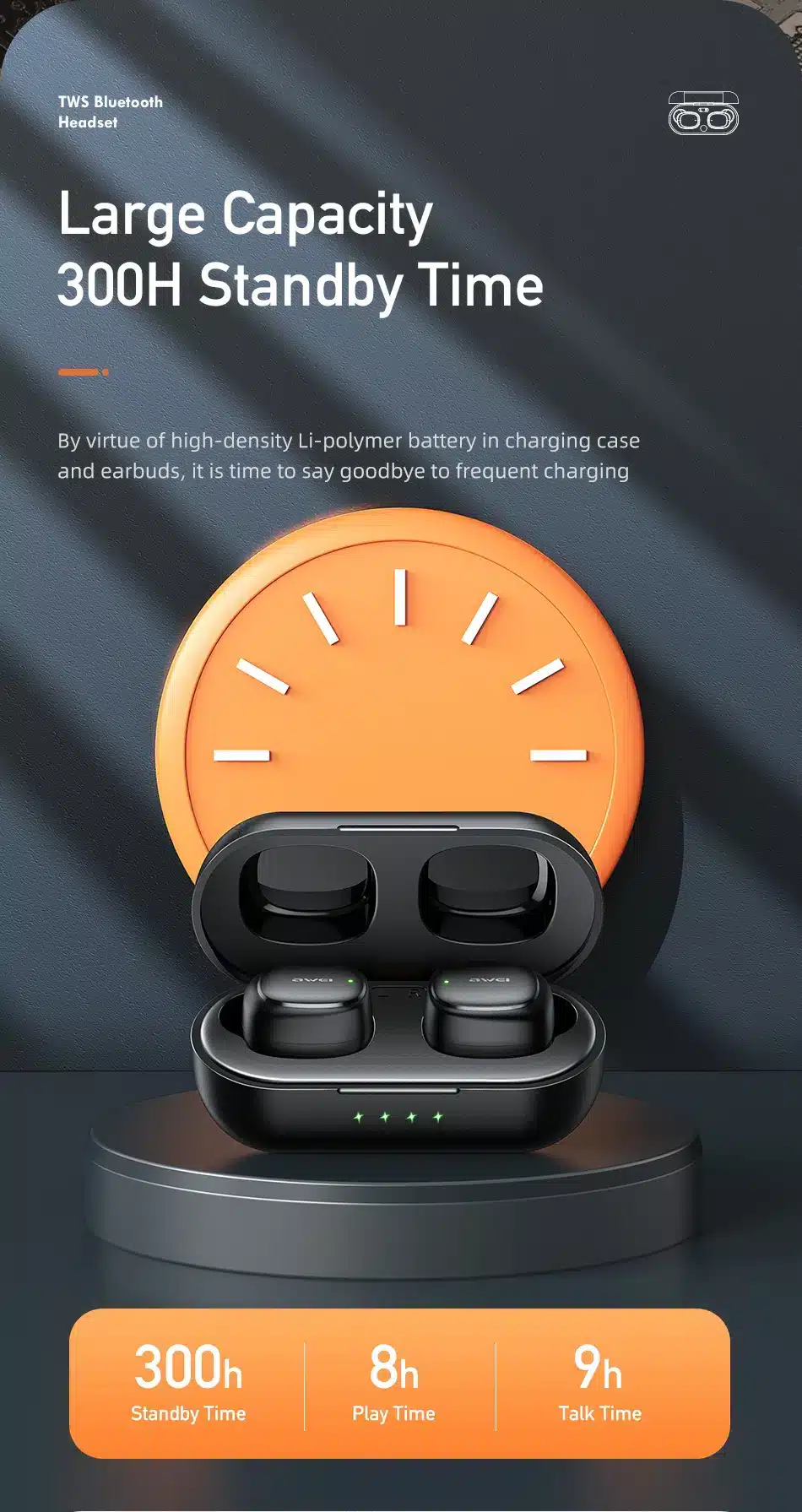 Awei T13 Pro TWS Wireless Earbuds