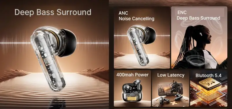 Awei TA12 ANC TWS Earbuds