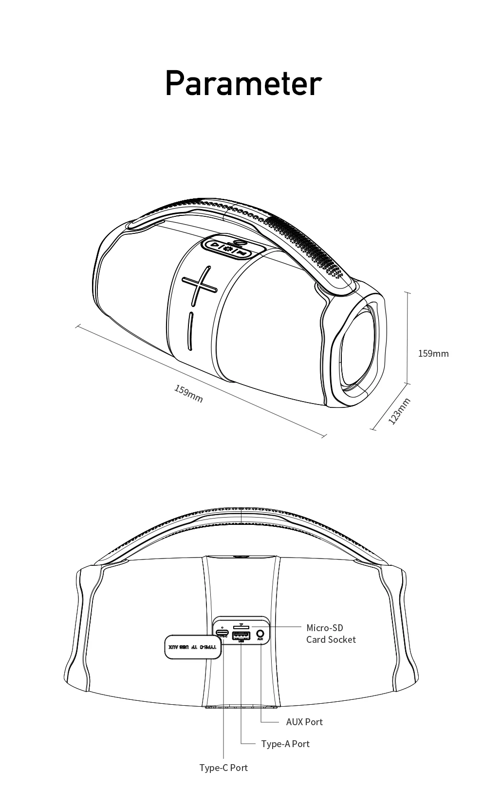 Awei Y887 Portable Bluetooth Speaker