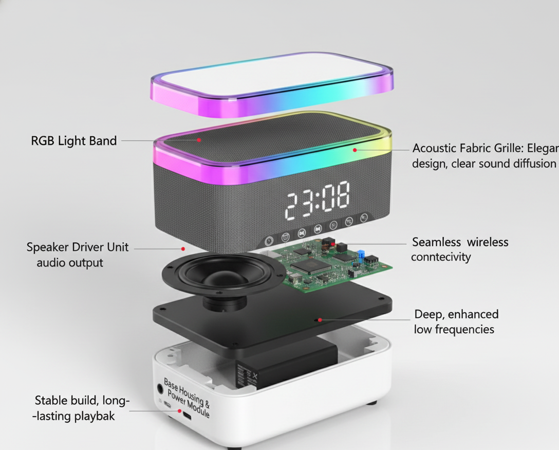 JEDEL Wireless Charger Speaker JEDEL SA-148