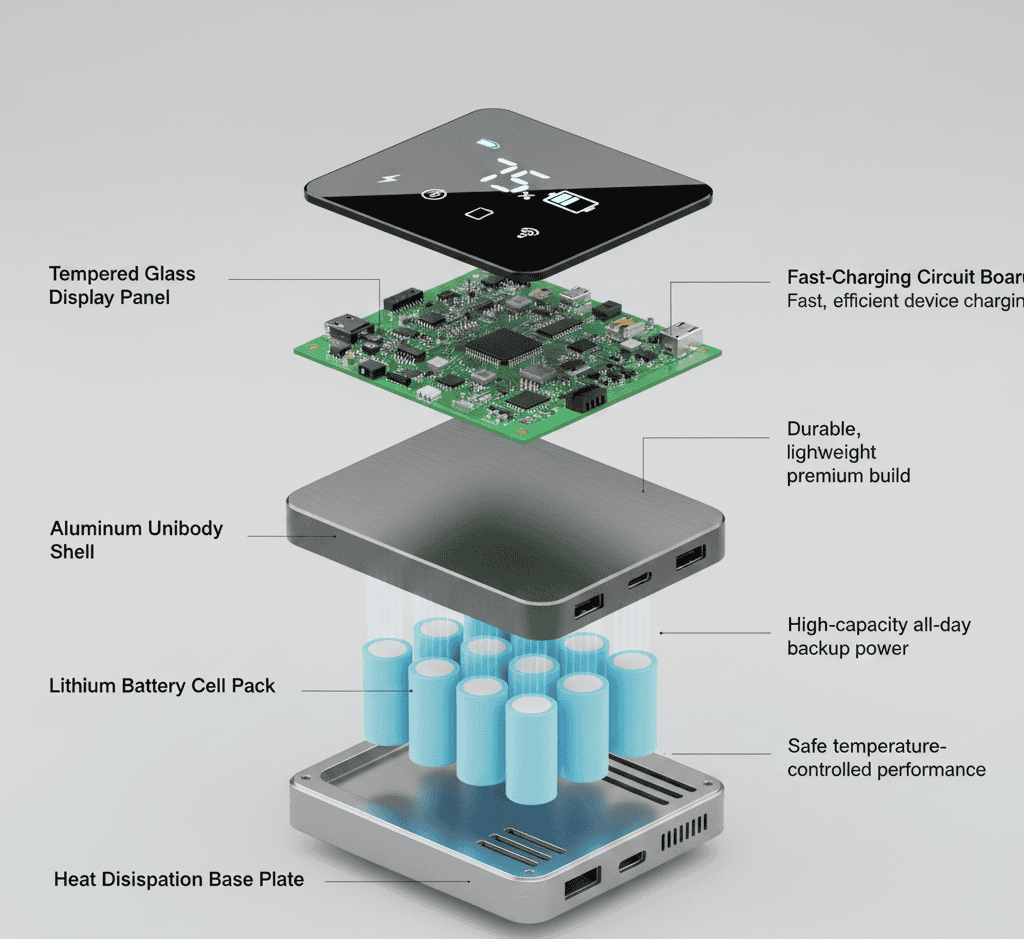 Awei PA37 Fast Charging Power Bank 20000mAh