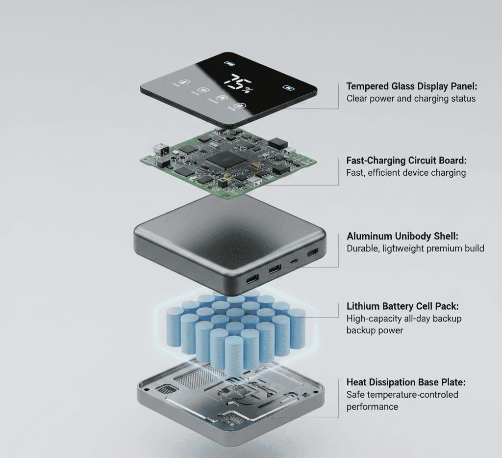 Awei PA90 10000mAh 22.5W Fast Charging Power Bank