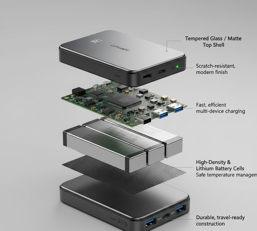 Acefast M31 22.5W 10000mAh Magnetic Wireless Power Bank