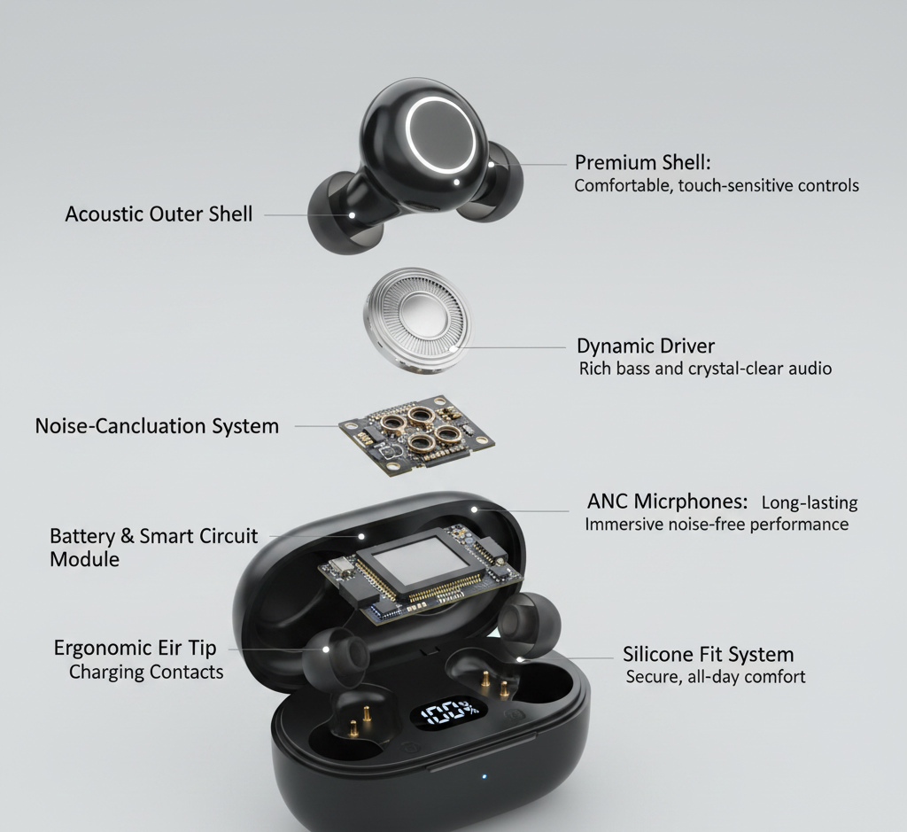 Awei T29P Wireless Earbuds