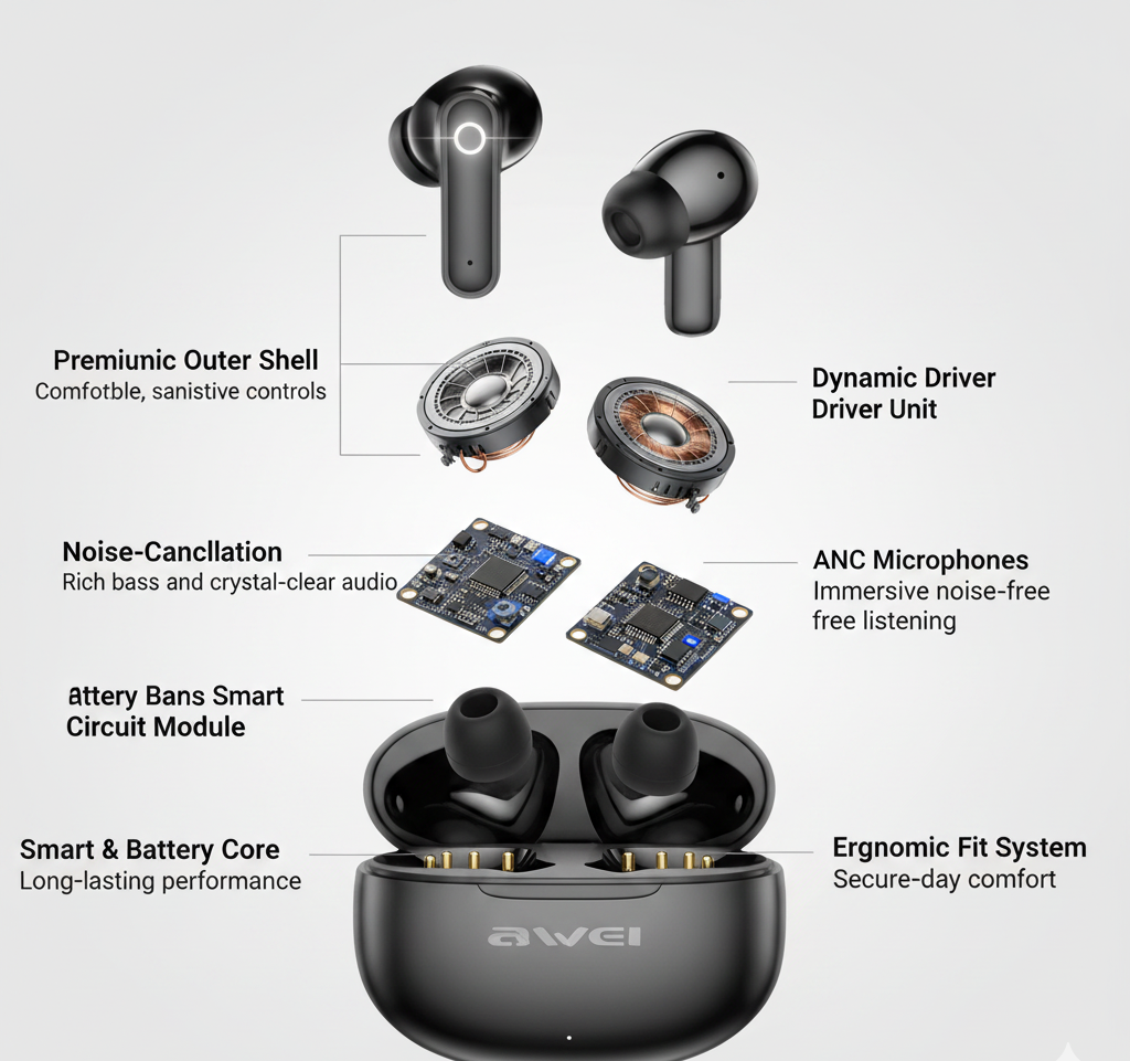 Awei T71 Wireless Earbuds