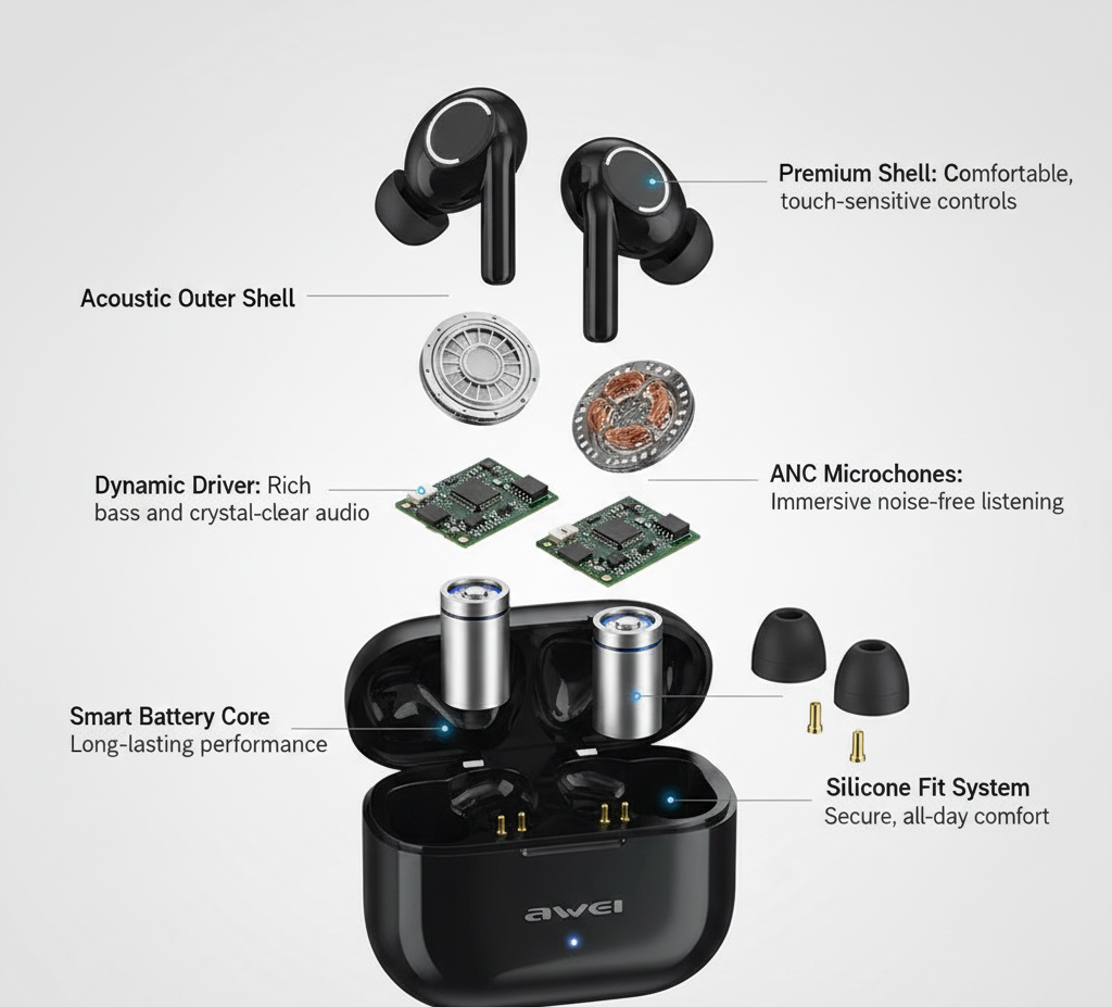 Awei T1 Pro TWS Earbuds