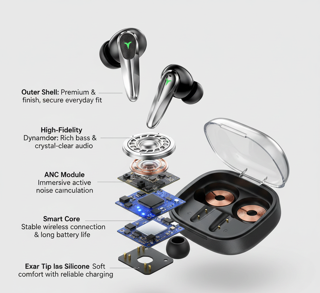 Awei TA17 ANC TWS Earbuds