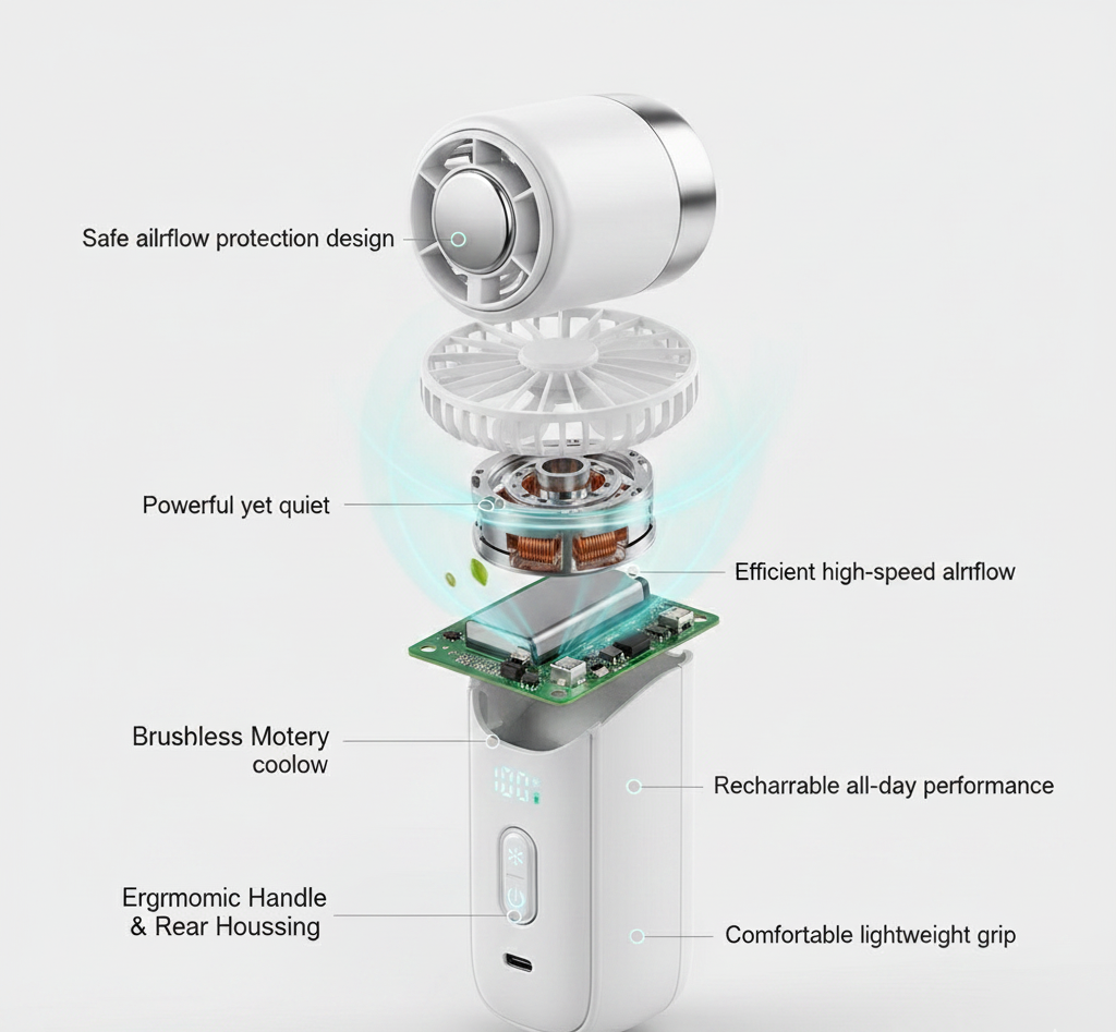 WiWU Wi-FS018 Ice Core Portable Fan