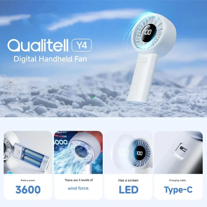 Qualitell Y4 Handheld Mini Fan