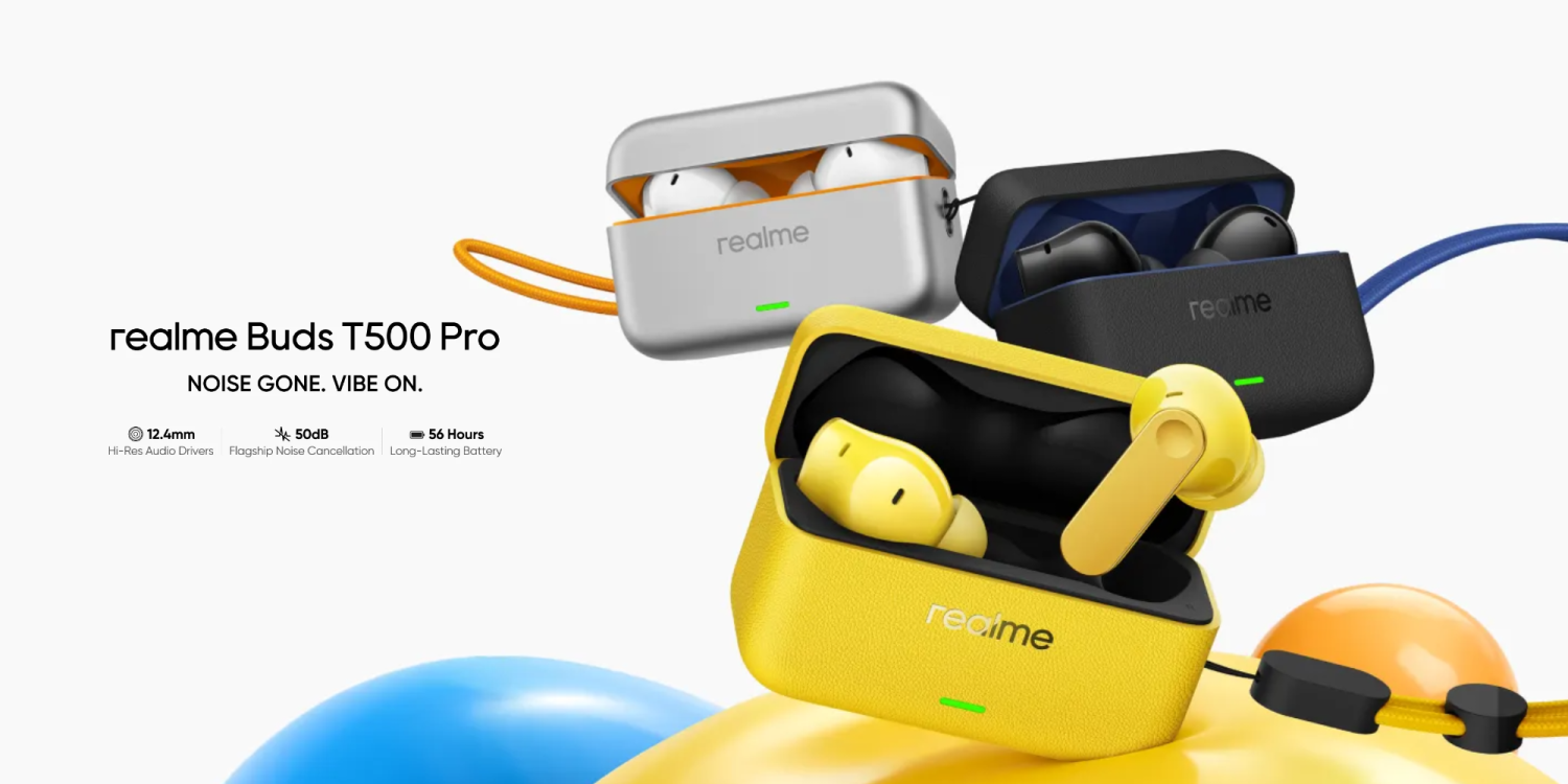 realme Buds T500 Pro ANC TWS Earbuds