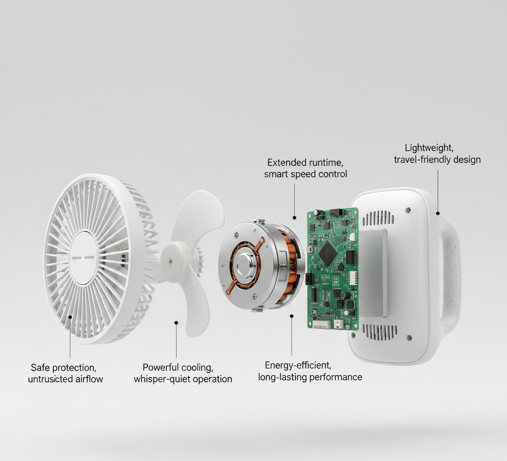Aecooly Halo 01 PB01-A Portable Handheld Turbo Fan
