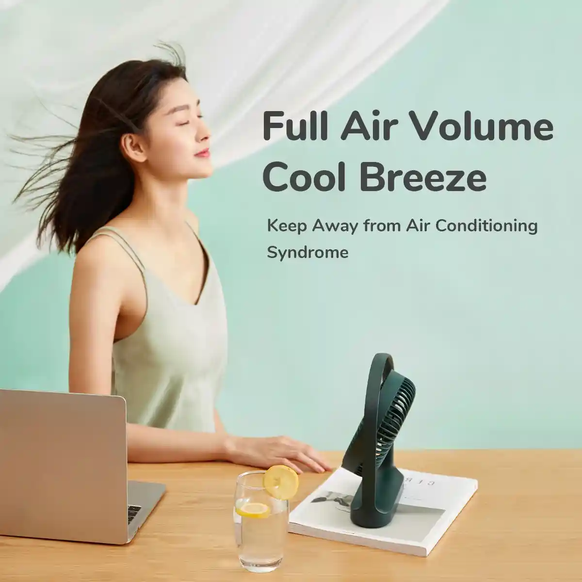 JISULIFE Table Fan Life5 FA19 wall-hanging mode