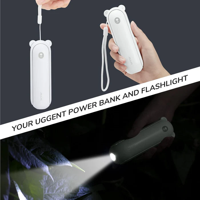 JISULIFE Life8 Plus F8X handheld fan folded pocket view