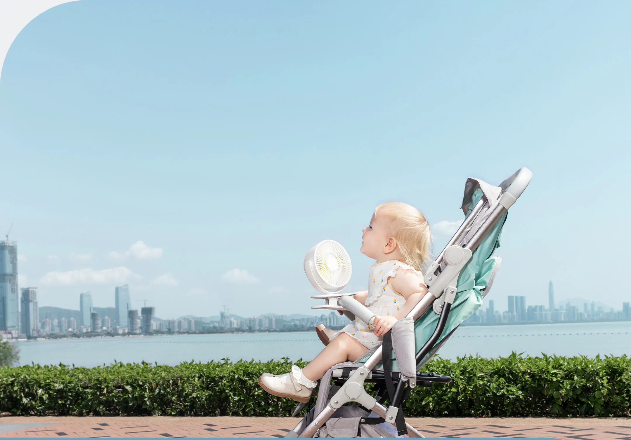 Jisulife FA18S Portable Clip-On Fan