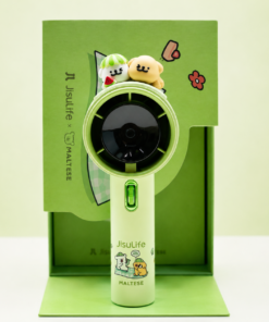 JisuLife Pro1 Maltese Edition mini handheld fan in white with 5000mAh battery