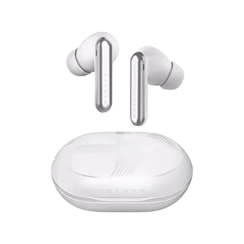 Haylou Mori Plus 42dB Hybrid ANC true wireless earbuds with charging case