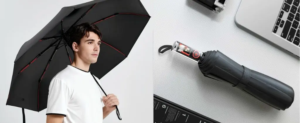 Xiaomi Youpin Mechanical Transparent Automatic 50V UV Protection Umbrella - 4