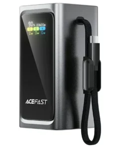 ACEFAST M33 power bank built-in USB-C cable and ports