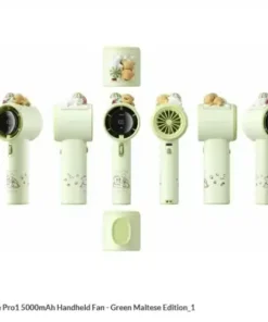 JisuLife Pro1 Maltese Edition mini fan in hand for size and portability