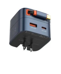 LDNIO Q10 65W GaN Fast Charger with 80cm Retractable USB-C Cable