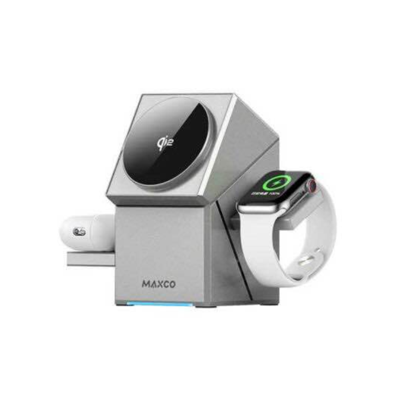 Maxco MW11 Geometry Qi2 3 in 1 Magsafe Wireless Charger - 2