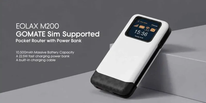OLAX M200 GOMATE sim supported pocket router with power bank price in Bangladesh