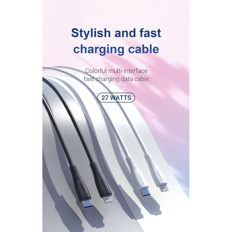 Awei CL 182i 27W Type C to Lightning Cable 2