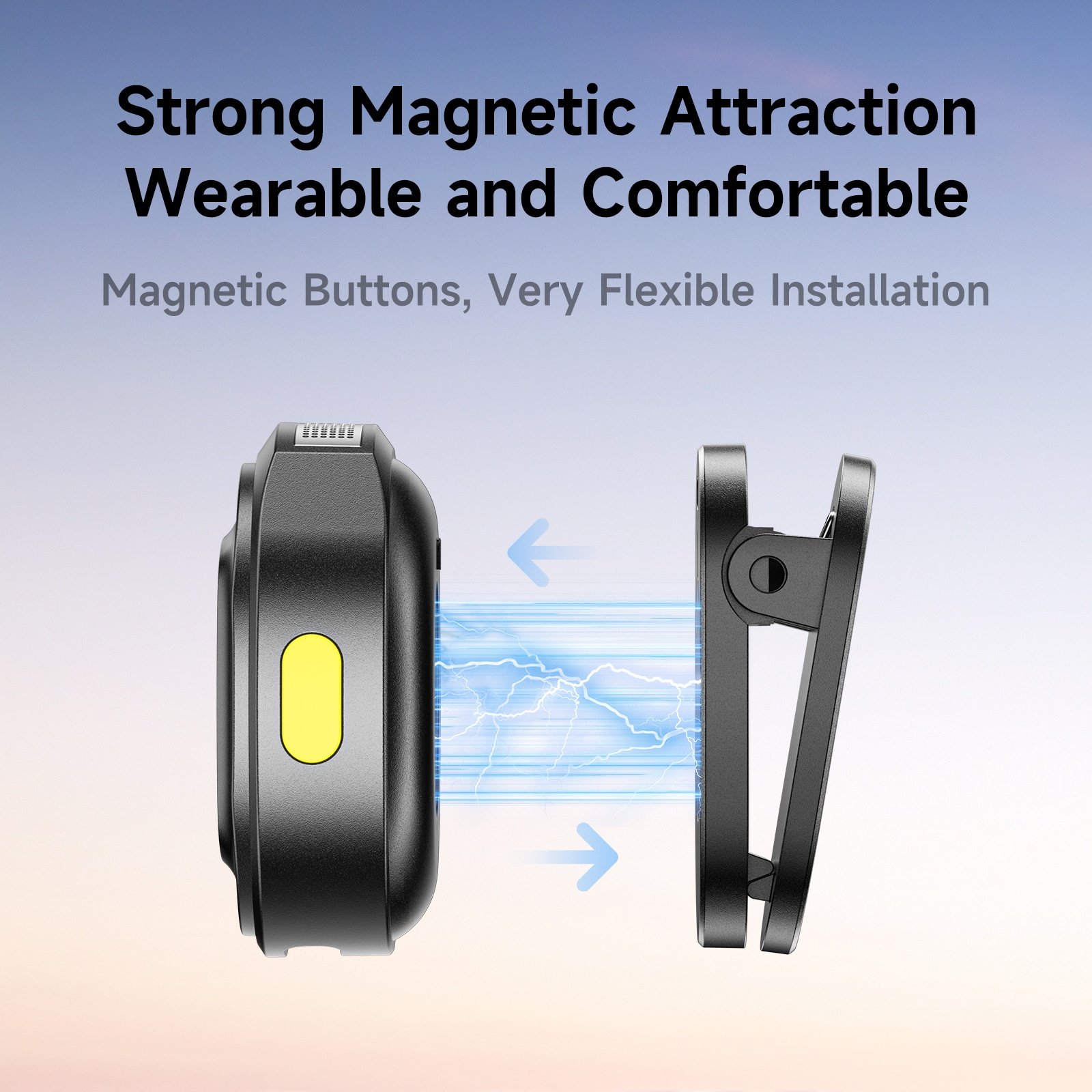 Awei MK3 Magnetic Lavalier Dual Wireless Microphone 1
