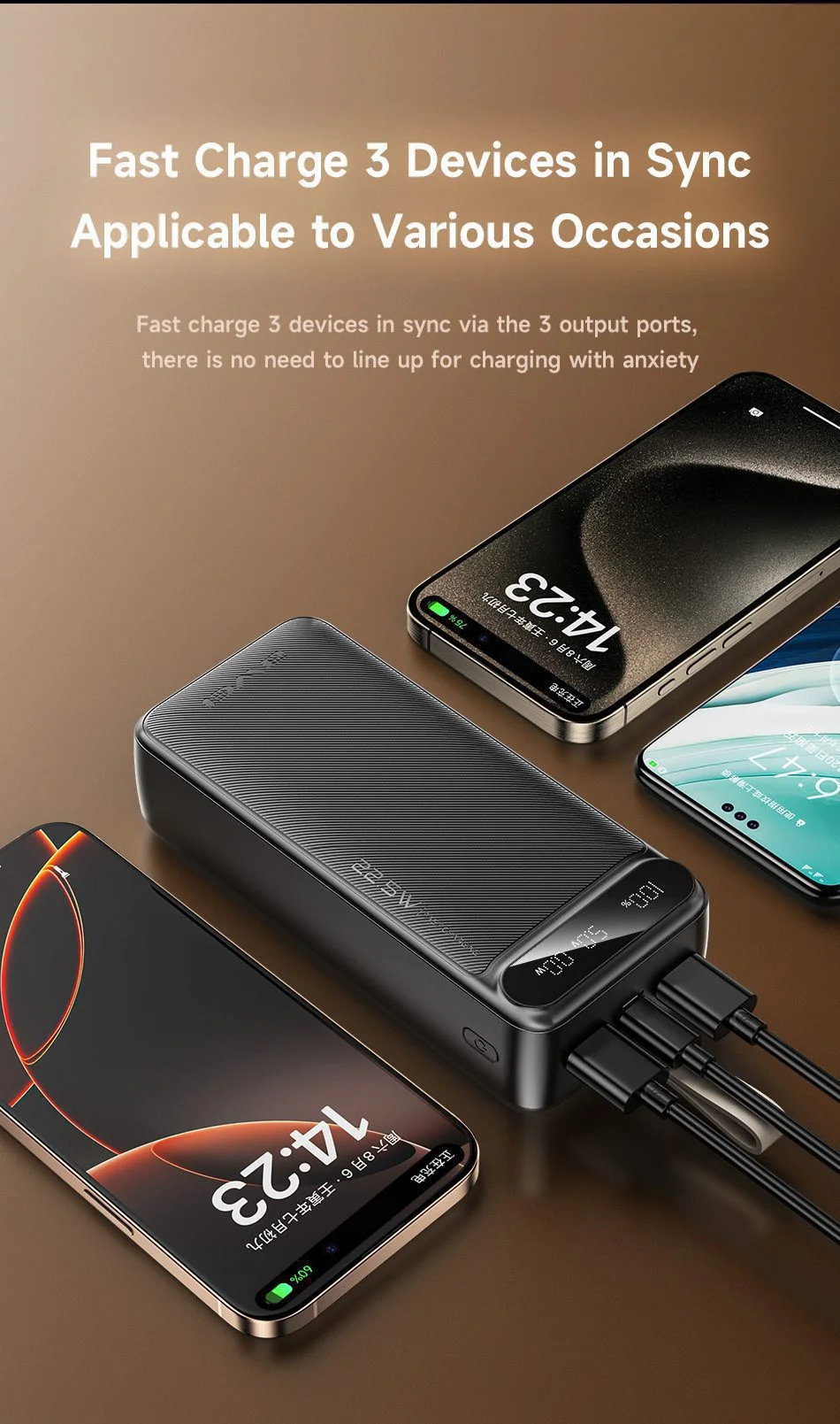 Awei PA-12 30000mAh Fast Charging Power Bank