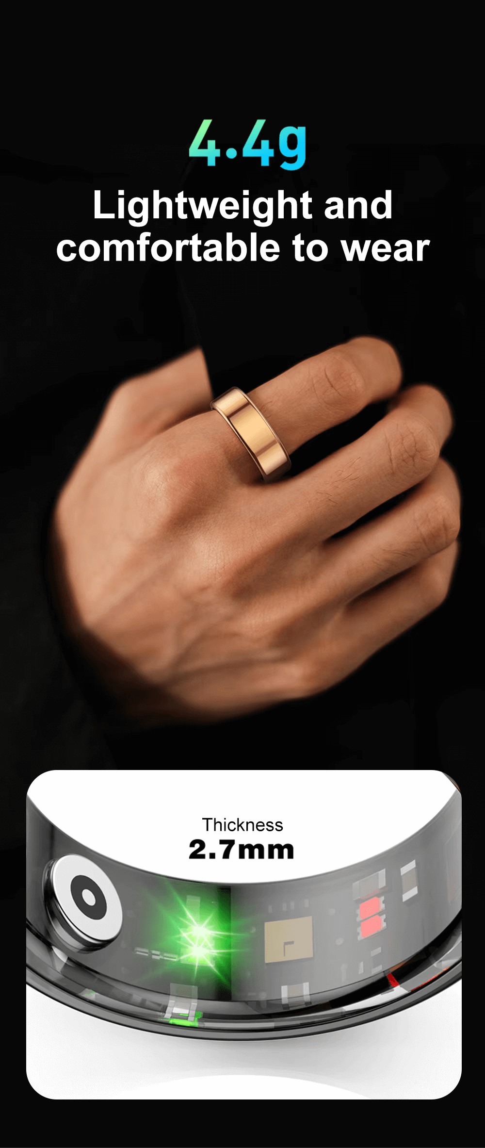 COLMI R02 Smart Ring Military Grade