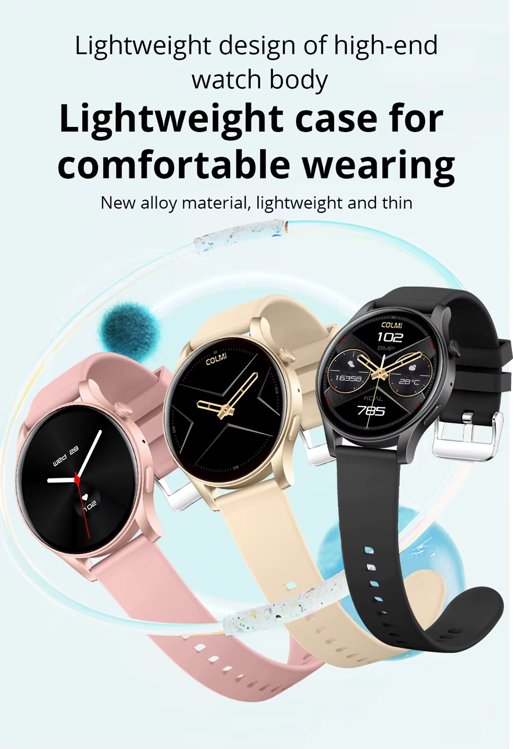 Colmi V73 AMOLED Display Smart Watch