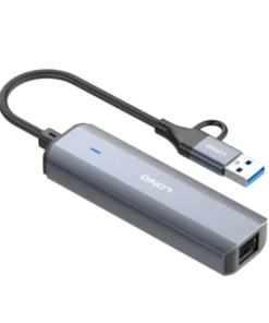 LDNIO DS-124UC USB-C Hub Adapter with RJ45 Ethernet
