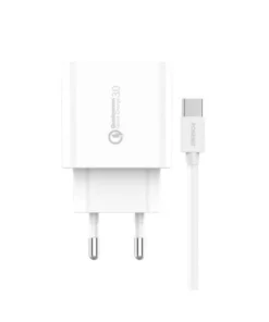 Foneng EU46 18W QC3 Fast Charger with Type-C Cable