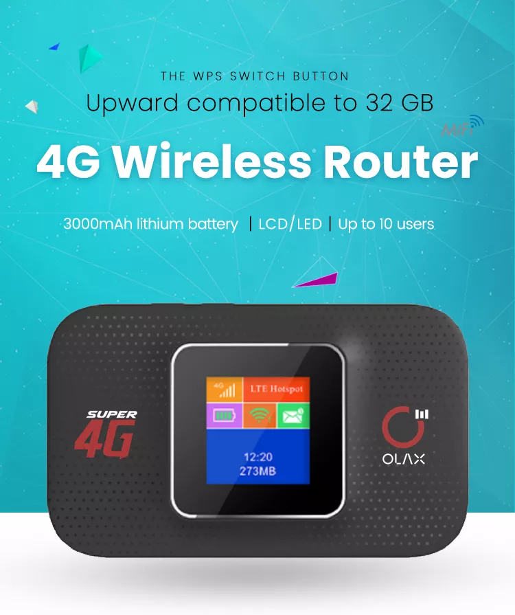 OLAX MF982 4G 300Mbps Pocket Wi-Fi Router