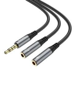 Hoco UPA21 2-in-1 3.5mm Female to 3.5mm 2 Male Audio Adapter Cable