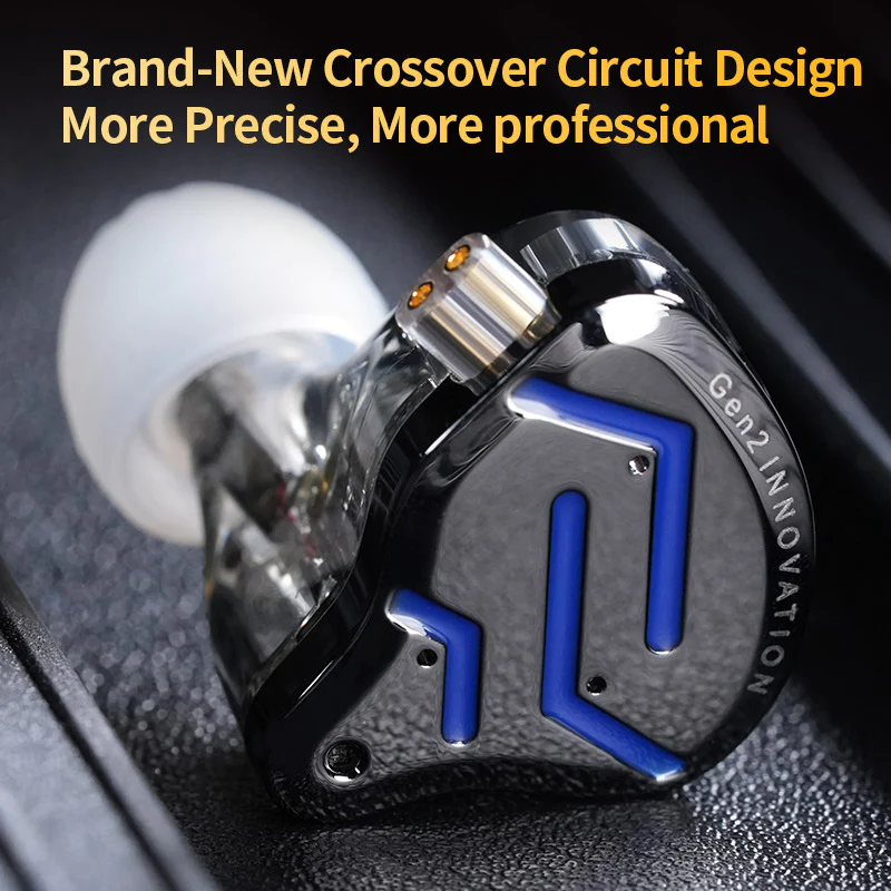 Kz ZSN Pro 2 1BA + 1DD Hybrid Driver Earphone (1)