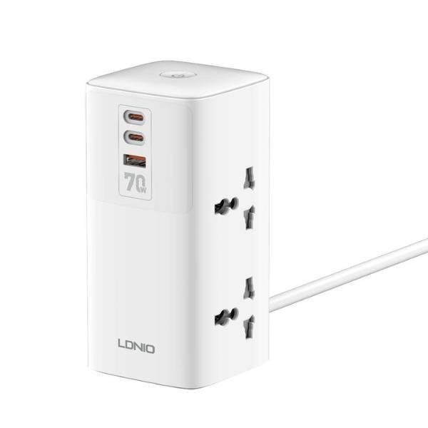 LDNIO SC4383 70W Dual PD Desktop Power Strip